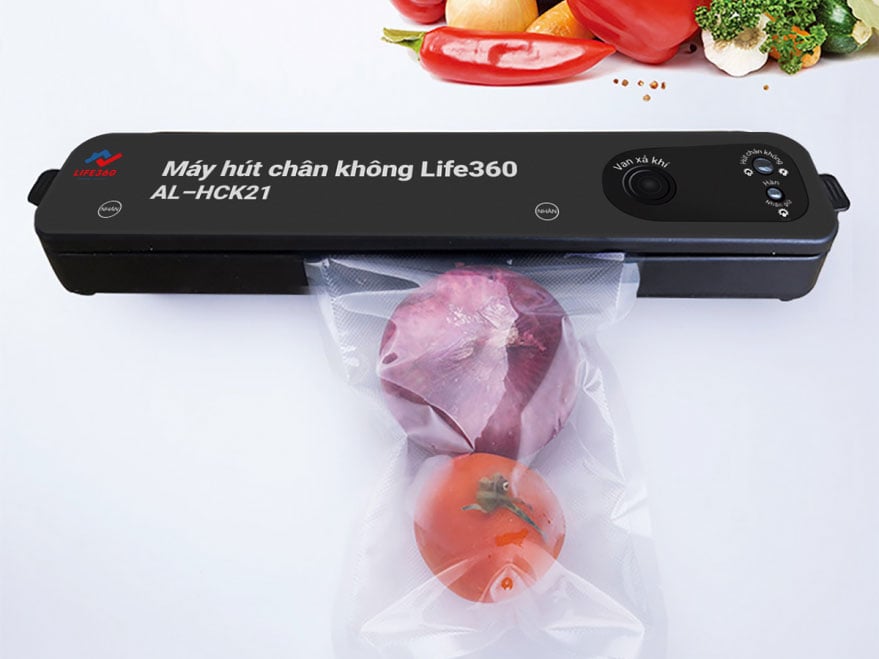 Máy Life360 AL HCK21 còn có thêm chức năng hàn miệng túi