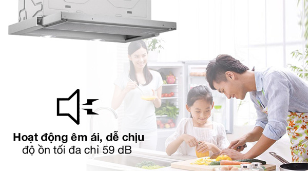 Máy hút mùi âm tủ Bosch DFL064W53B