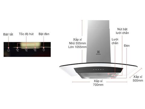 Máy hút mùi Electrolux EFC736GAR