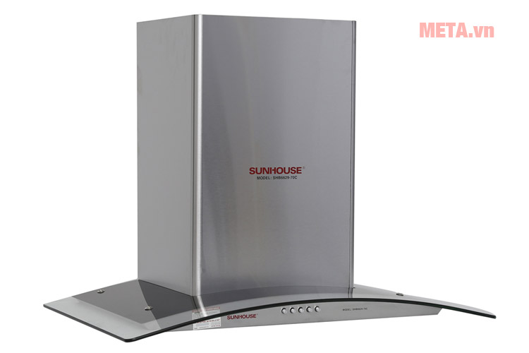 Máy hút mùi kính cong Sunhouse SHB6629-70C màu inox Sunhouse SHB6629-70C