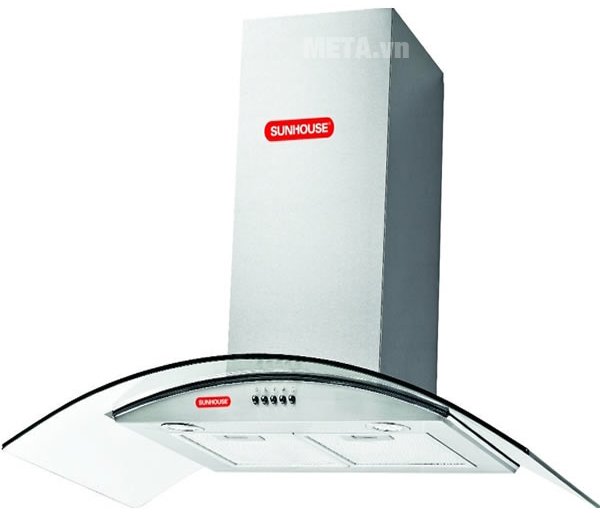 Máy hút mùi kính cong Sunhouse SHB6629-90C có thiết kế tinh tế Máy hút mùi kính cong Sunhouse SHB6629-90C có thiết kế tinh tế