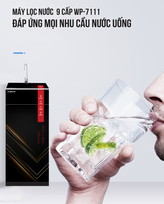 Nước sau lọc có thể dùng trực tiếp, không đun lại