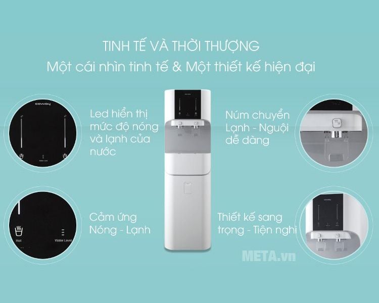 Máy lọc nước nóng lạnh RO Coway CHP-671R