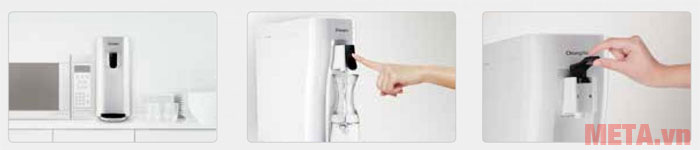 Máy có chế độ lấy nước rảnh tay đem đến nhiều tiện ích cho người dùng