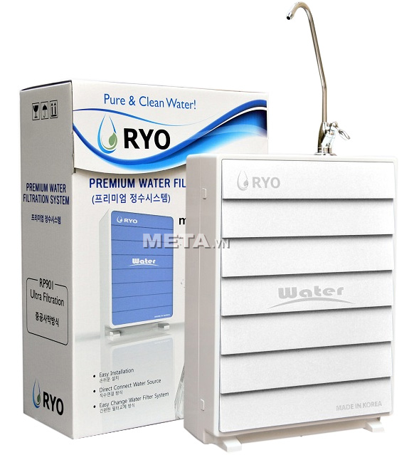 Máy lọc nước RYO Hyundai RP901 được đóng gói trong vỏ hộp sang trọng.