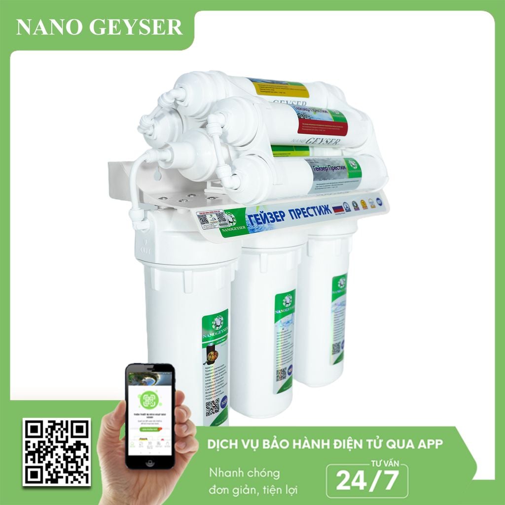 Máy lọc nước Nano Geyser Eco8 Plus - 8 cấp