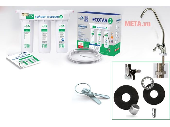 Máy lọc nước Nano Geyser Ecotar 2 (3 lõi) – Made in Russia