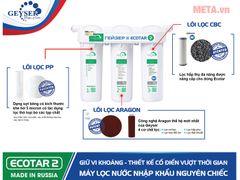 Máy lọc nước Nano Geyser Ecotar 2 (3 lõi) – Made in Russia