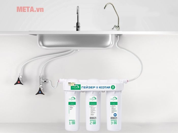 Máy lọc nước Nano Geyser Ecotar 2 (3 lõi) – Made in Russia