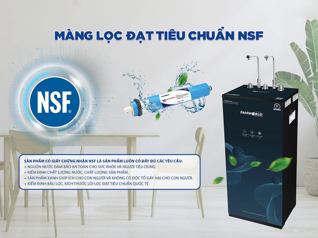 Máy lọc nước nóng lạnh nguội Panworld PW-9204