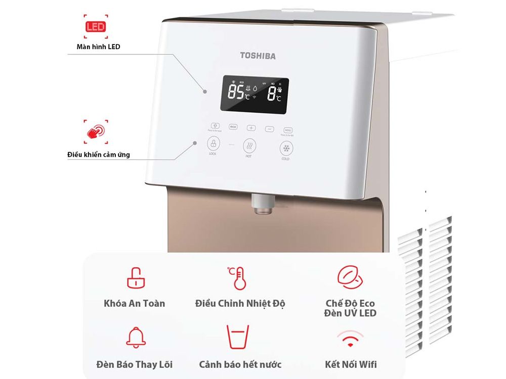 Máy lọc nước UV Toshiba TWP-W1630SVN(W)