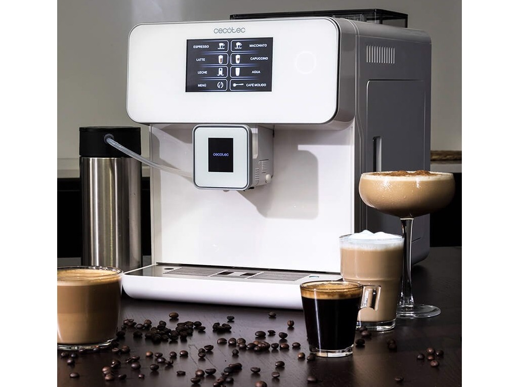 Máy có tích hợp bình sữa Máy pha cà phê Cecotec