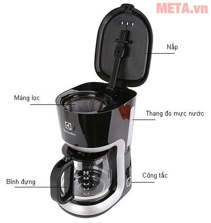 Cấu tạo máy pha cà phê Electrolux ECM3505