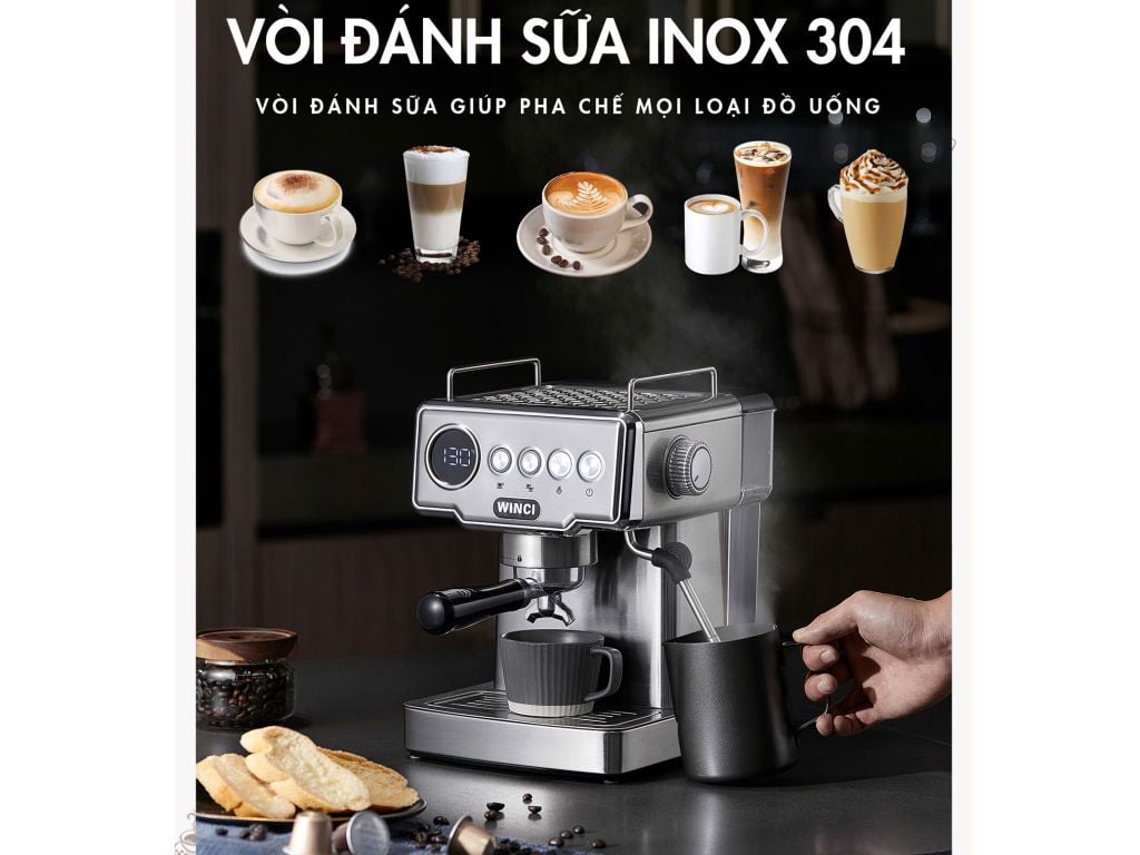 Máy pha cà phê Espresso Winci EM3212
