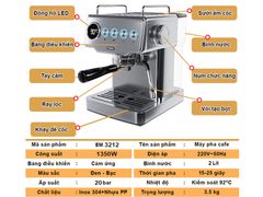 Máy pha cà phê Espresso Winci EM3212