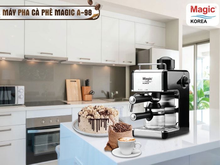 Máy pha cà phê Magic A-98, pha tách Espresso - Capuchino