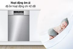 Máy rửa bát bán âm Bosch SMU6ECS57E Seri 6