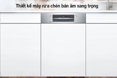 Máy rửa bát bán âm Bosch SMI4ECS14E Seri 4