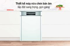 Máy rửa bát bán âm Bosch SMI4HVS33E Seri 4