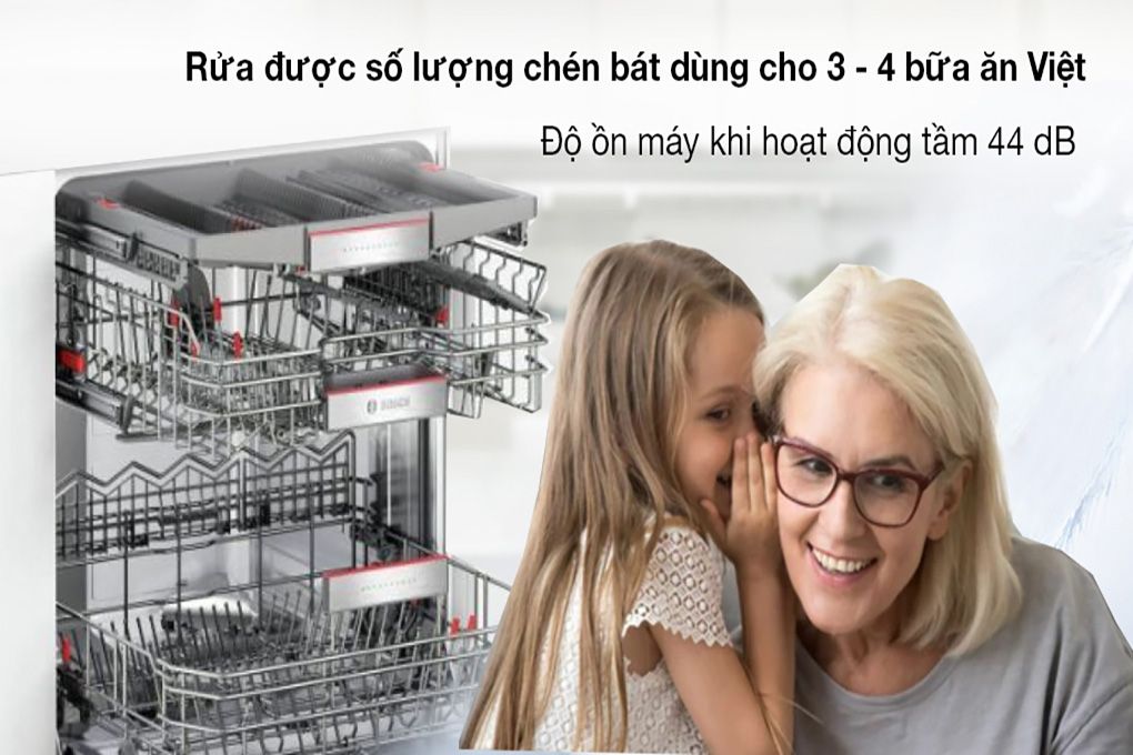 Máy rửa bát độc lập Bosch SMS4ECI14E Seri 4