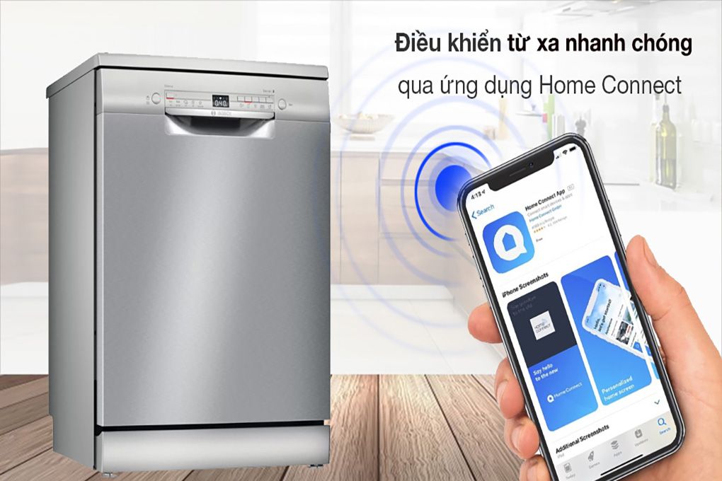 Máy rửa bát độc lập Bosch SMS4EVI14E seri 4