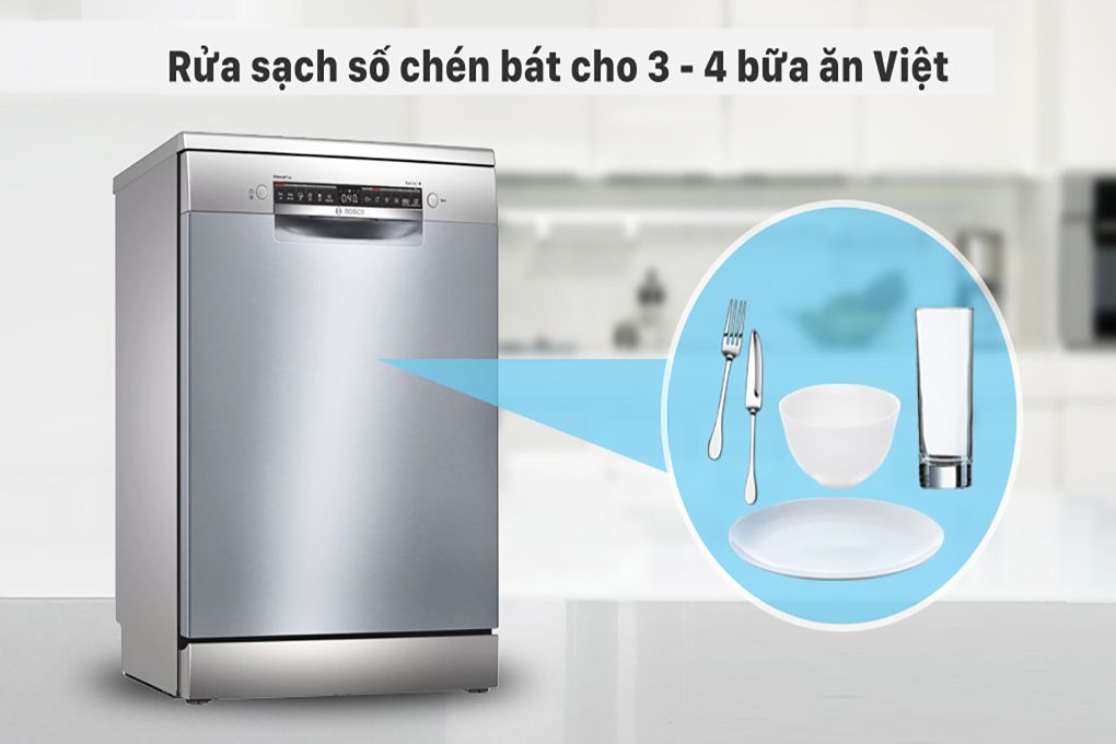 Máy rửa bát Bosch SMS6ZCI08E seri 6 Zeolith