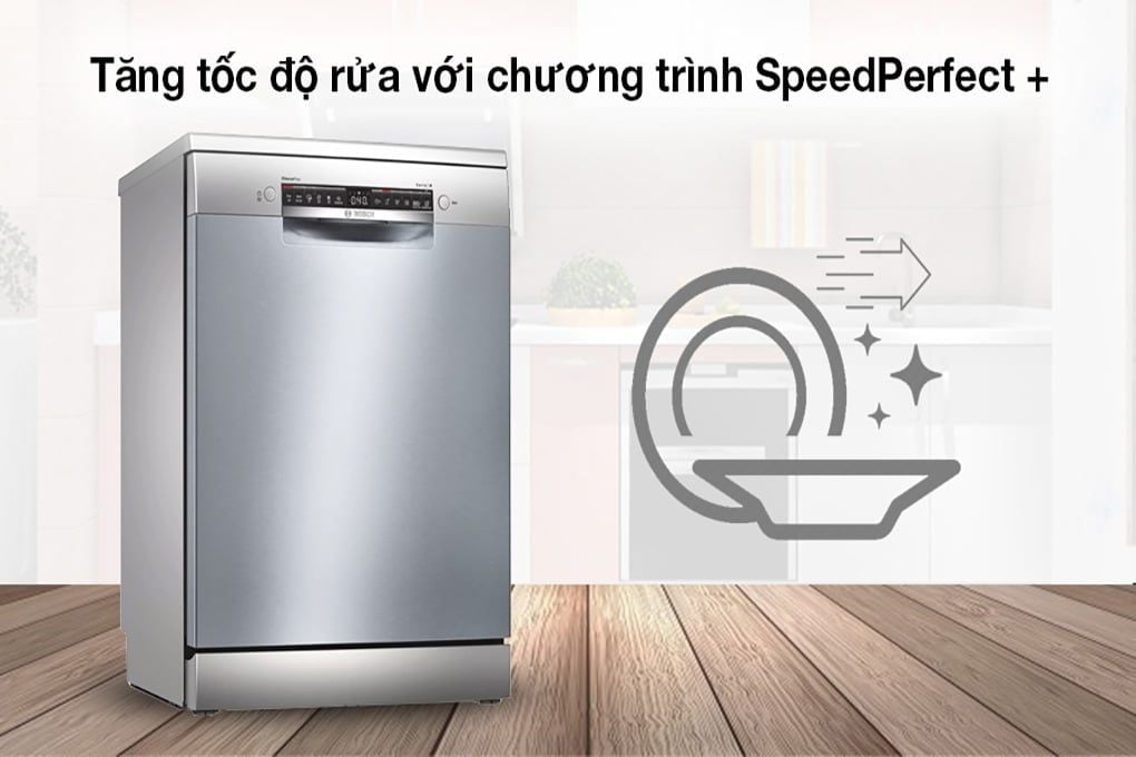 Máy rửa bát Bosch SMS6ZCI08E seri 6 Zeolith