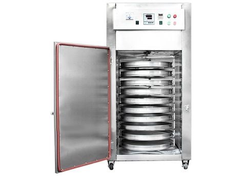 Máy sấy thực phẩm công nghiệp khay xoay tròn loại 10 khay GEC10