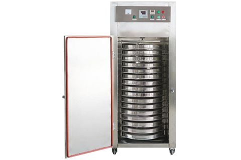 Máy sấy thực phẩm công nghiệp khay xoay tròn loại 16 khay GEC16