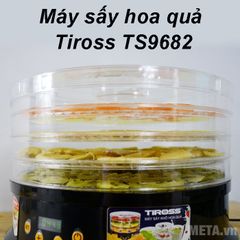 Máy sấy hoa quả, thực phẩm đa năng Tiross TS9682