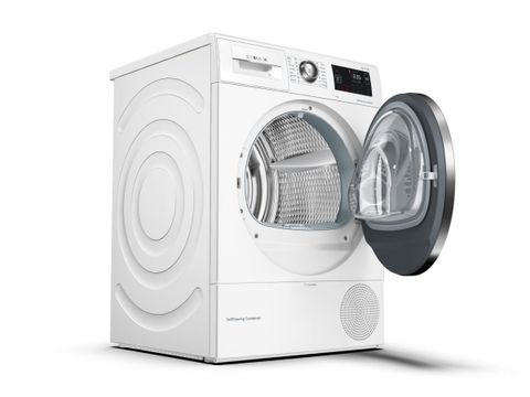 Máy sấy quần áo 8kg kết nối Home Connect Bosch WTW876H8SG (serie 6)