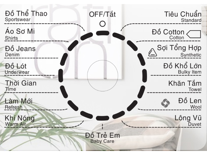 máy sấy quần áo Texgio