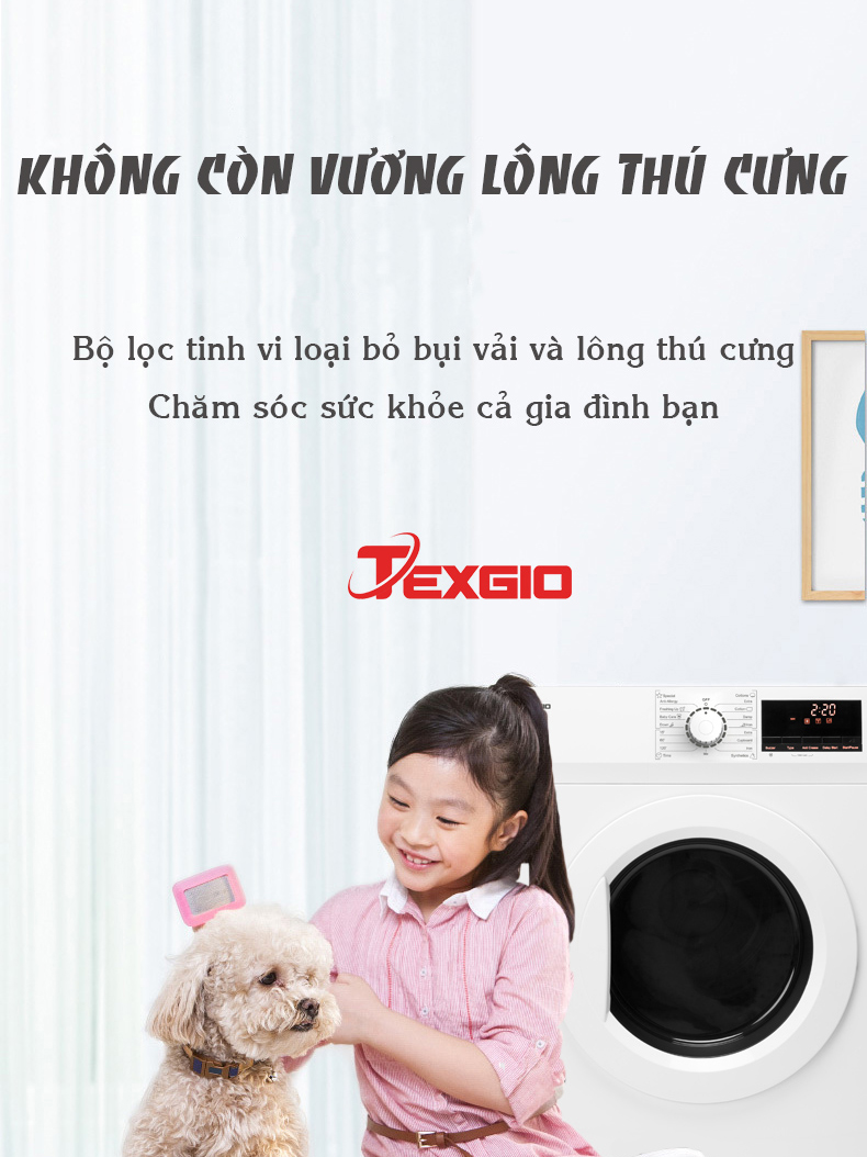 Máy sấy quần áo ngưng tụ Texgio 