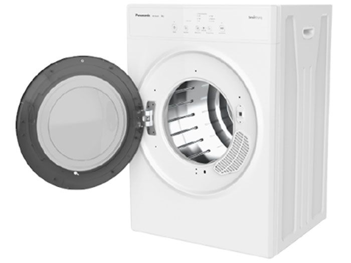 Máy sấy quần áo Tumble Panasonic 8kg NH-E80JA1WVT