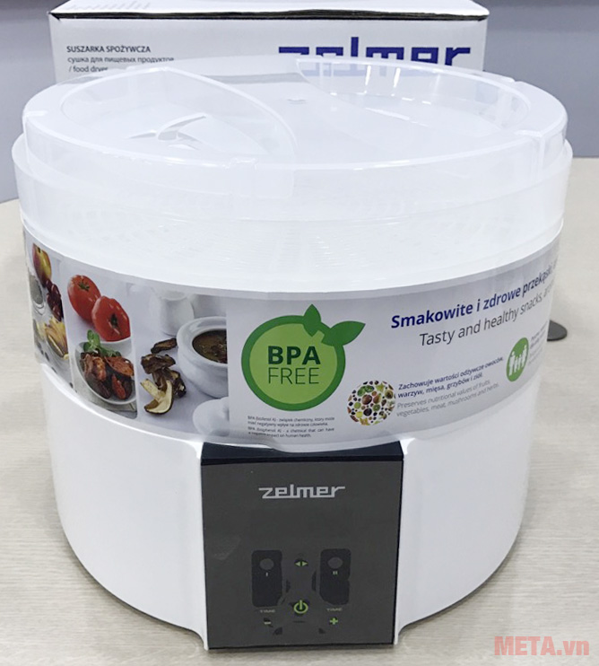Máy sấy thực phẩm Zelmer ZFD2350W vệ sinh dễ dàng