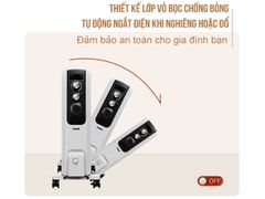 Máy sưởi dầu 10 thanh Roler RH-2118