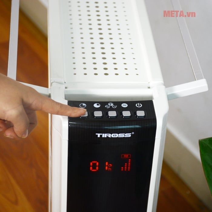 Máy sưởi dầu 11 thanh Tiross TS-9212 2200W