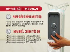 Máy sưởi dầu Fujihome OH849