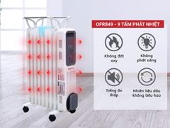 Máy sưởi dầu Fujihome OH849