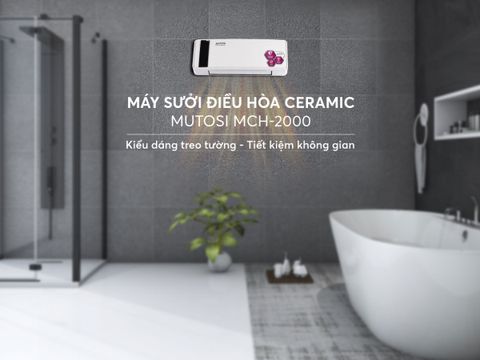 Máy sưởi điều hòa Ceramic Mutosi MCH-2000