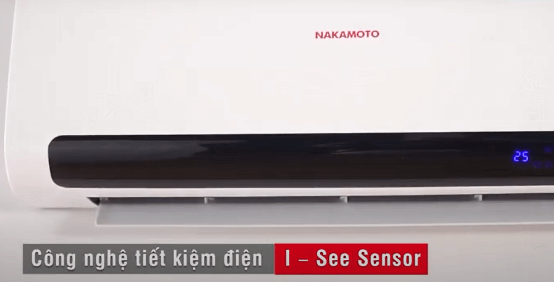 máy sưởi Nakamoto NK03 còn được trang bị công nghệ I - See Sensor, tiết kiệm điện