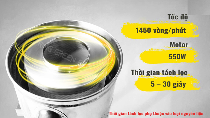 Máy hoạt động theo nguyên lý thực ly tâm