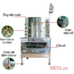 Máy vặt lông gà vịt Việt Nam NS 60 (YJ60)