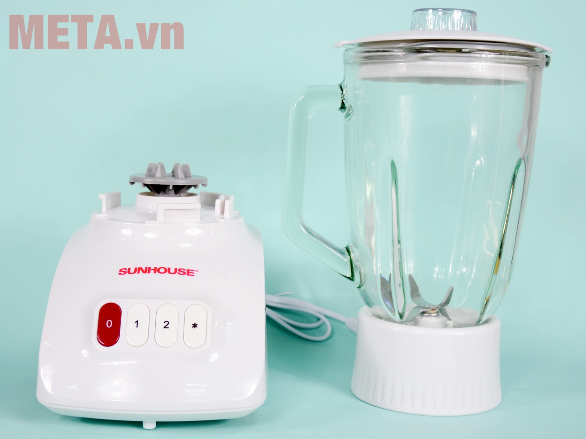 Máy xay sinh tố 3 cối Sunhouse SHD5580 có công suất hoạt động 400W
