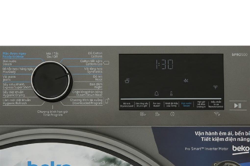 Máy sấy bơm nhiệt Beko 10 kg B5T4429WM