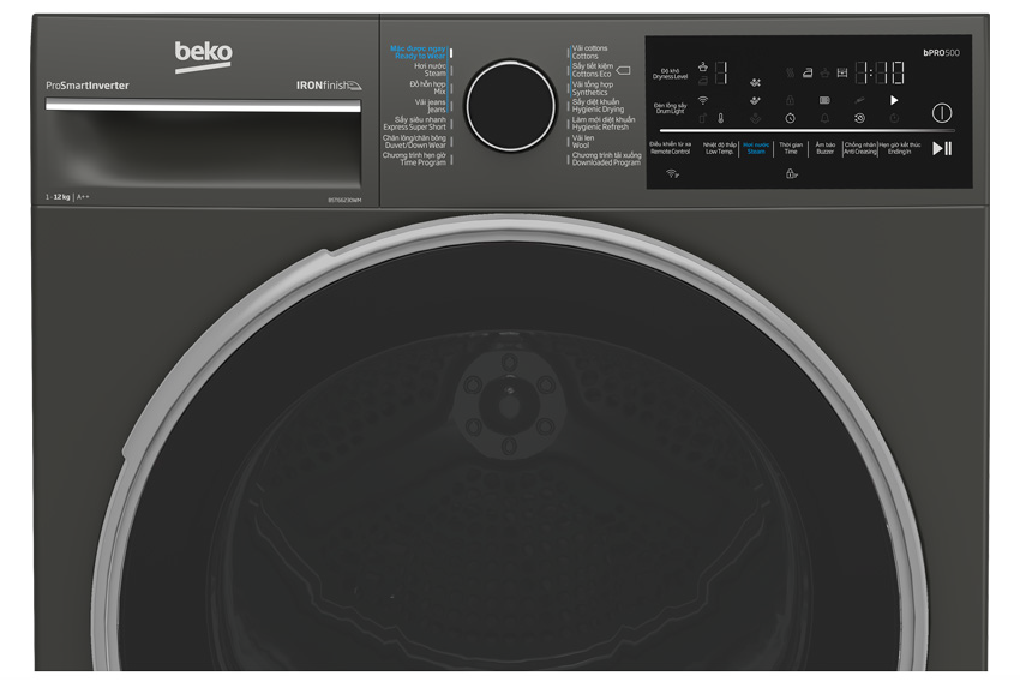 Máy sấy bơm nhiệt Beko 12 Kg B5T66230WM