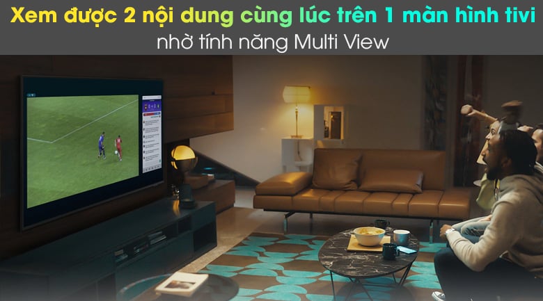 Smart Tivi Neo QLED 4K 55 inch Samsung QA55QN85A - Xem được 2 nội dung đồng thời trên 1 màn hình tivi với tính năng Multi View