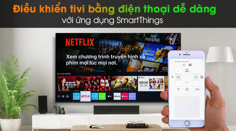 Smart Tivi Neo QLED 4K 55 inch Samsung QA55QN90A - SmartThings