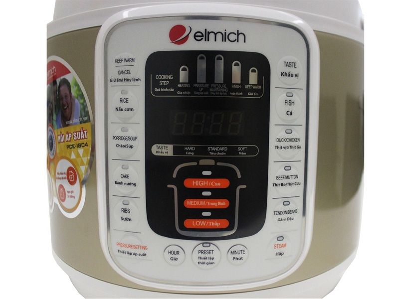 Nồi áp suất cao cấp Elmich PCE-1804 (5L)