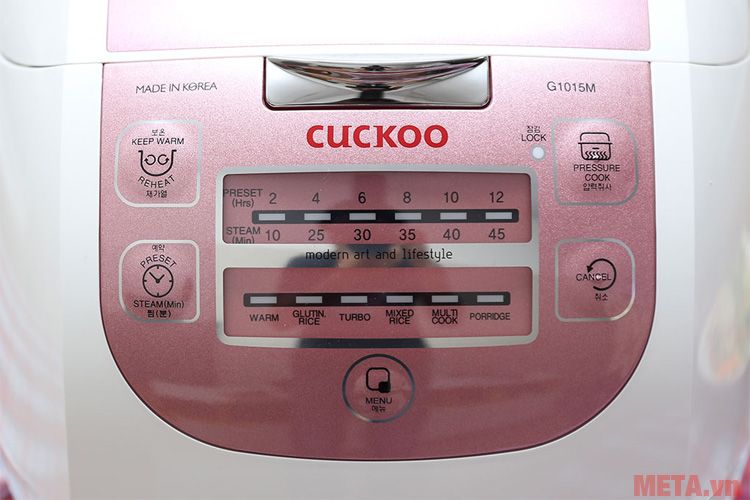 Nồi cơm áp suất điện tử Cuckoo CRP-G1015M (1,8 lít)